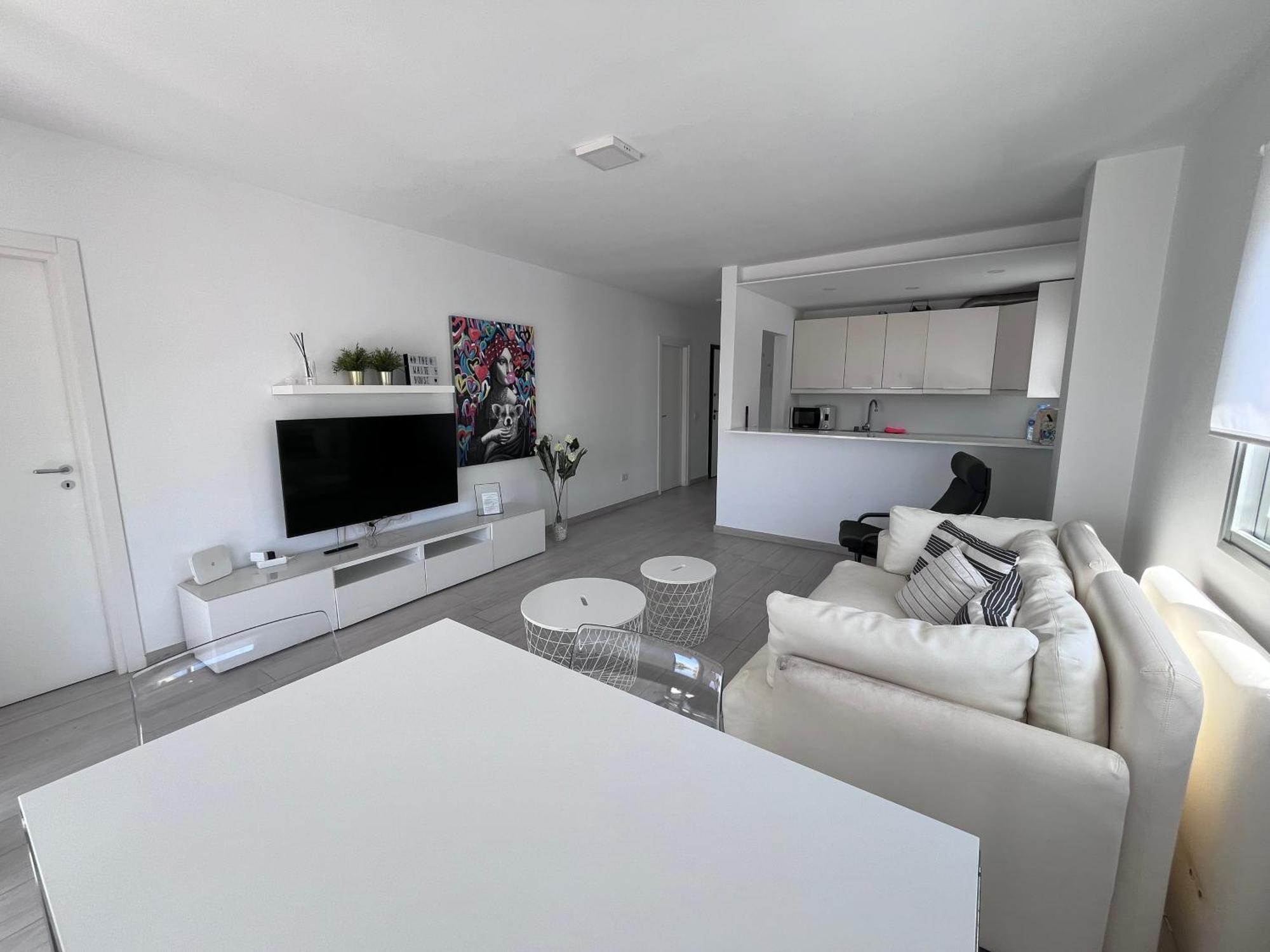Ferienwohnung The White Heart House - Attic Sea View Los Cristianos  Exterior foto